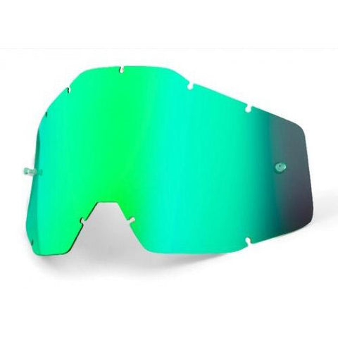 100% - Green Iridium Goggles Lens (4305877958733)