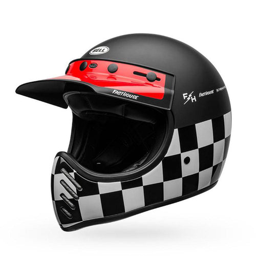 Bell - Moto-3 Fasthouse Checkers Matte Helmet