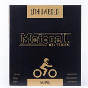 Motocell - Lithium Gold MLG14BL 48WH Battery