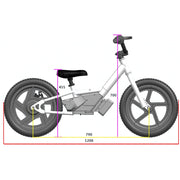 Wired Bikes - 16 Inch Electric Balance Bike