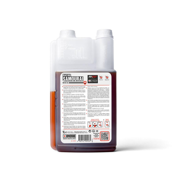 IPONE - Samourai Racing Strawberry Scented 2 Stroke Oil - 1L