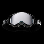 100% - Armega Essential Black Silver Flash Iridium Goggles