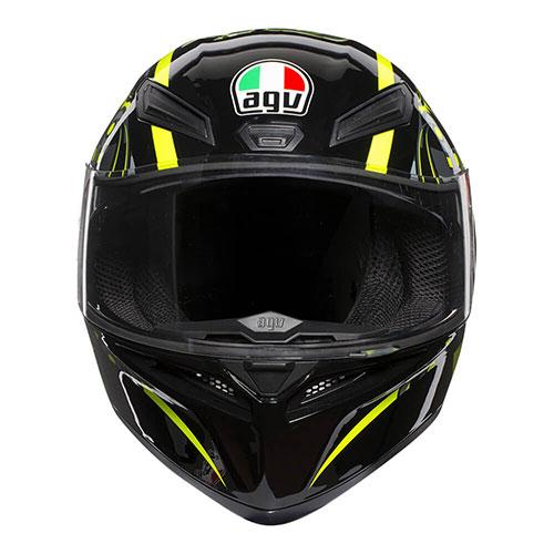 agv k1 flavum 46 helmet LRL Motors resistant panoramic visor offers a wider view for total control of the surrounding environment Agv K1 Flavum 46 Helmet