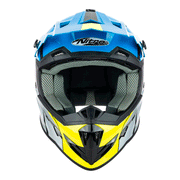 Nitro - MX700 Youth Recoil Blue/Grey Helmet