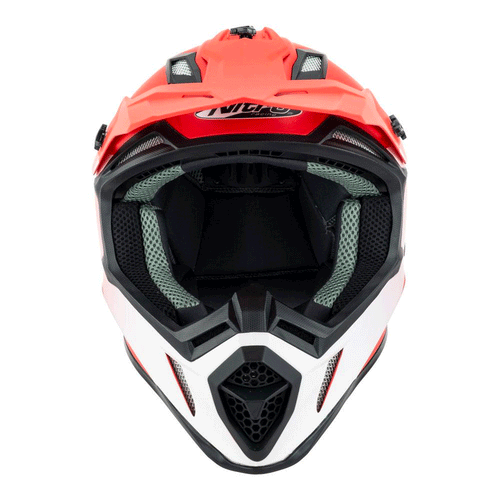 Nitro - MX760 Peak Red Helmet