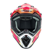 Nitro - MX760 Satin Pink/Gold Helmet