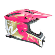 Nitro - MX760 Satin Pink/Gold Helmet