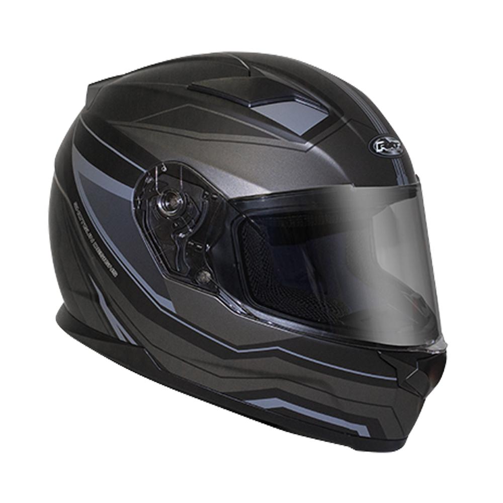 RXT Low Ride Matt Black Open Face Motorcycle Scooter Helmet – XX-Large, ABS Shell, AS1698 Certified