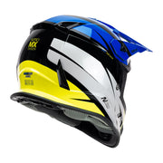 Nitro - MX700 Youth Recoil Blue/Yellow Helmet