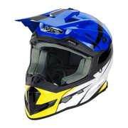 Nitro - MX700 Youth Recoil Blue/Yellow Helmet