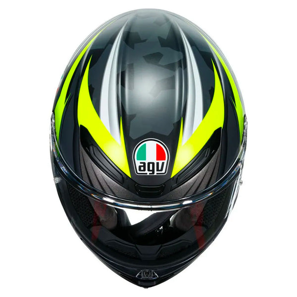 AGV - K-6 Excite Camo Black/Yellow Helmet