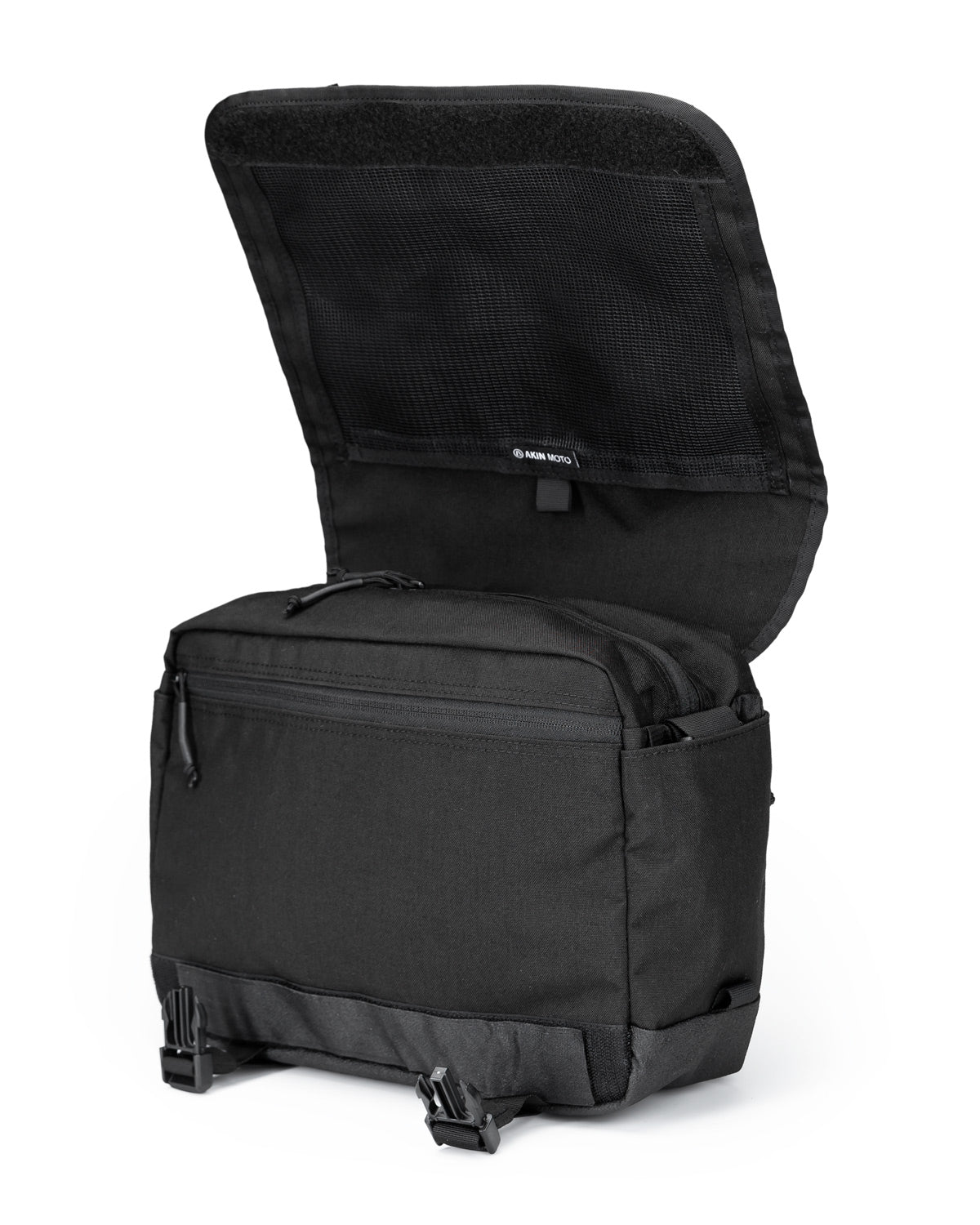 Akin Moto - Wingman Messenger Black Bag