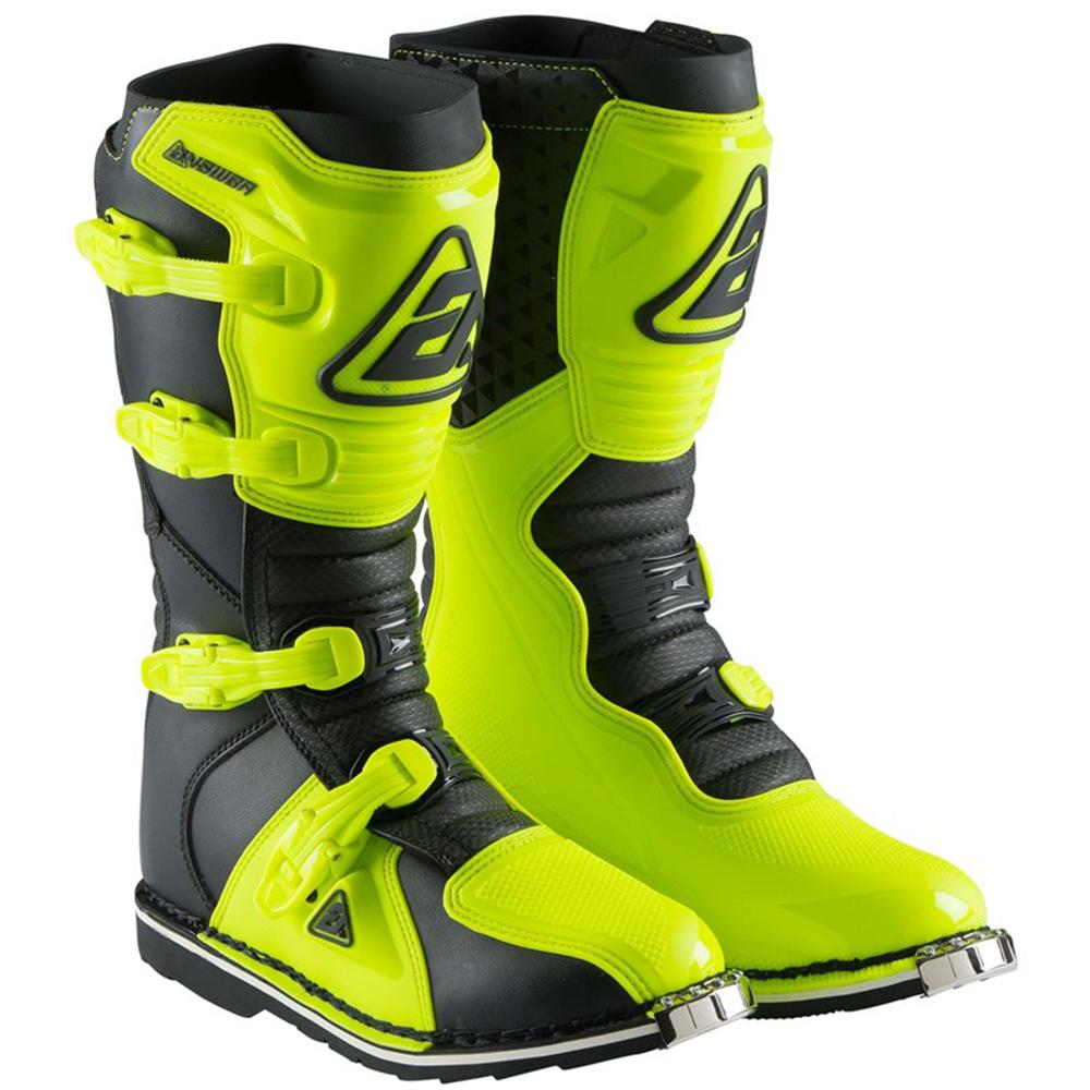 Answer - AR-1 Yellow/Black MX Boots