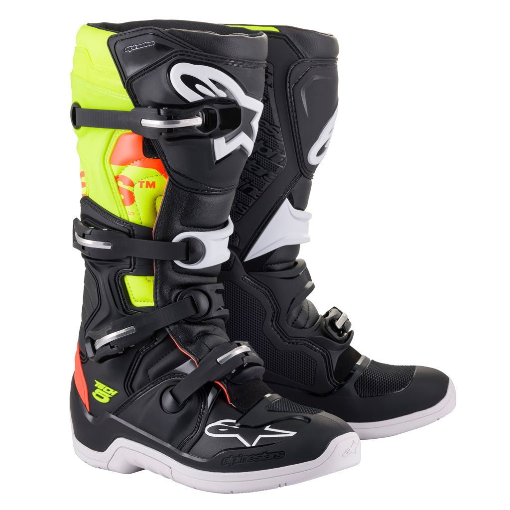 Alpinestars - Tech 5 Black/Yellow/Red MX Boots