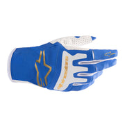 Alpinestars - 2023 Techstar Blue/Gold Gloves