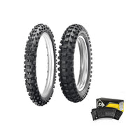 Dunlop - AT81 Enduro Front & Rear Tyre & Tube Kit - 110/90-18