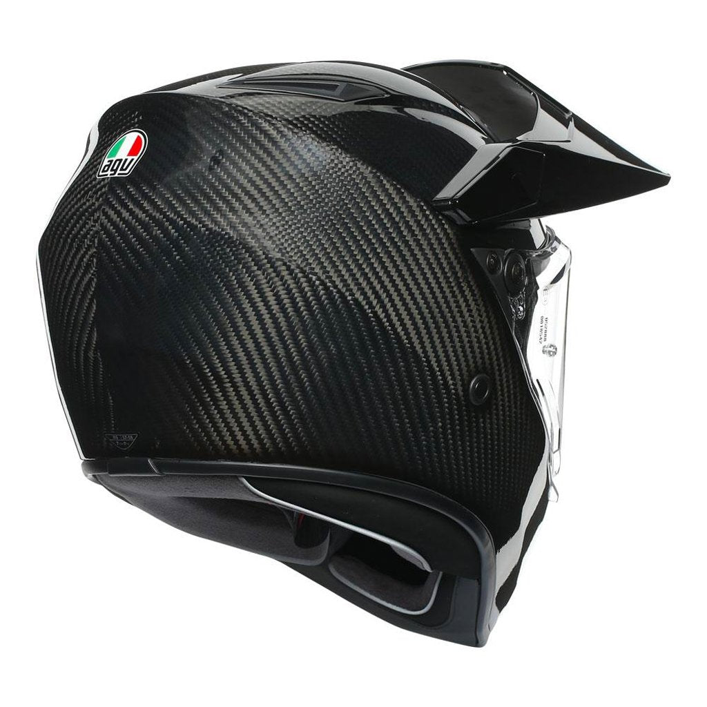 agv ax9 helmet gopro AGV - AX9 Gloss Carbon Adventure Helmet