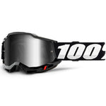100% - Accuri 2 Black W/ Mirrored Lens Goggles
