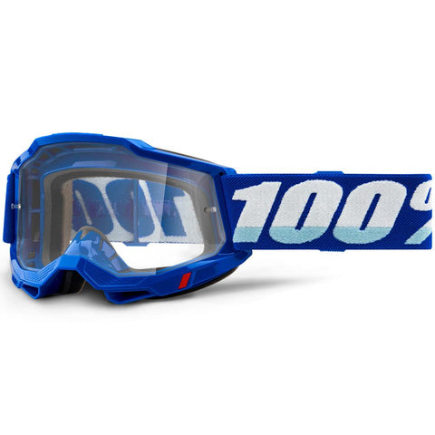 100% - Accuri 2 Blue W/ Clear Lens Goggles