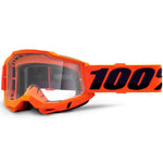 100% - Accuri 2 Orange W/ Clear Lens Goggles