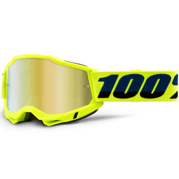 100% - Accuri 2 Yellow W/ Mirrored Lens Goggles