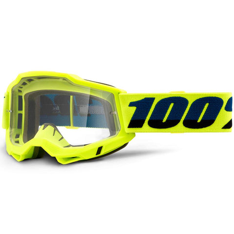 100% - Accuri 2 Yellow W/ Clear Lens Goggles