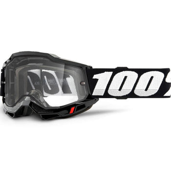 100% - Accuri 2 Black Enduro Moto Goggles