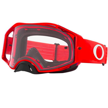 Oakley - Airbrake Red W/ Clear Lens Goggles