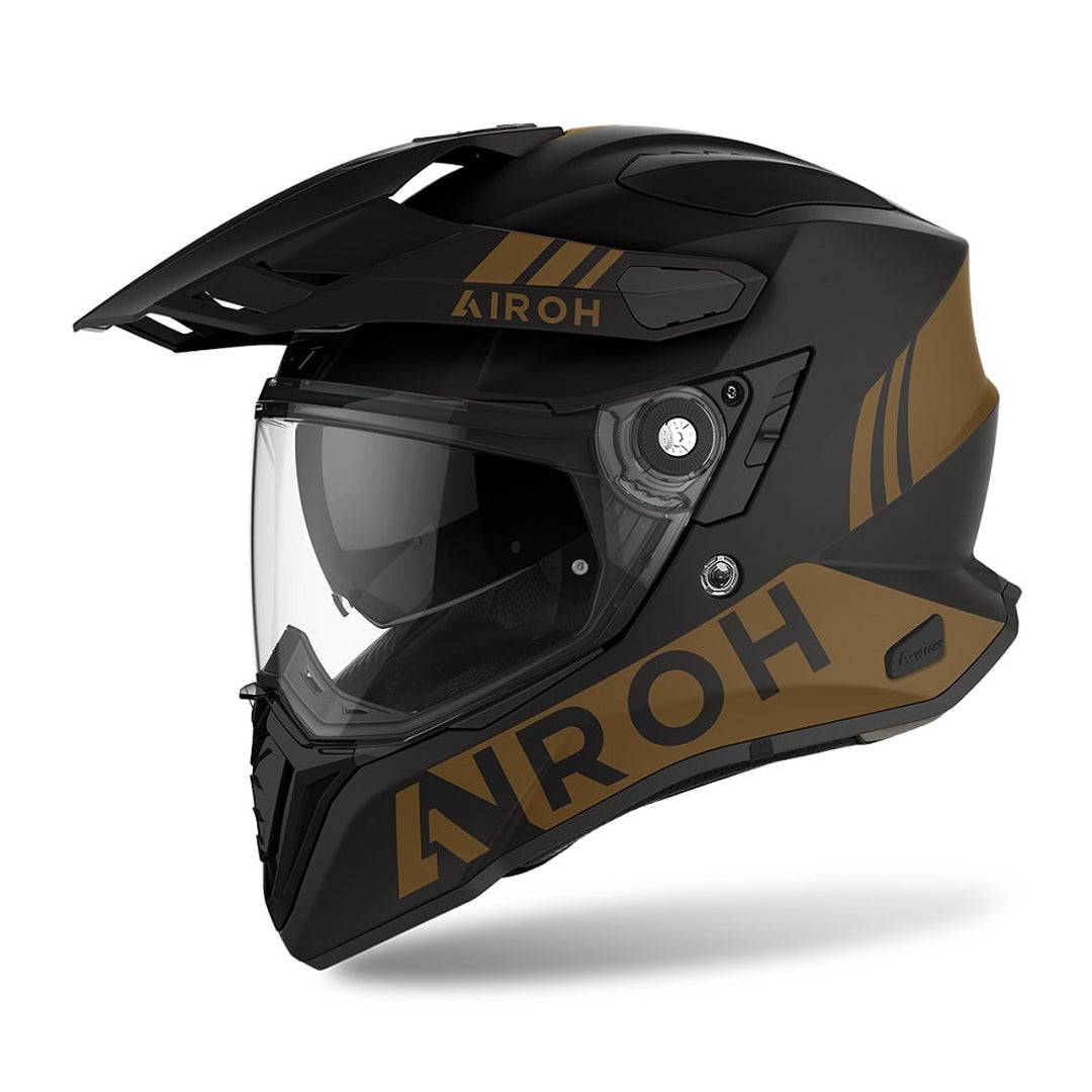 Airoh - Commander Matt/Gold Adventure Helmet