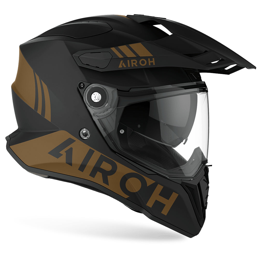 Airoh - Commander Matt/Gold Adventure Helmet