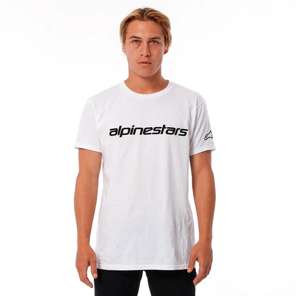 Alpinestars - Linear Wordmark White/Black Tee