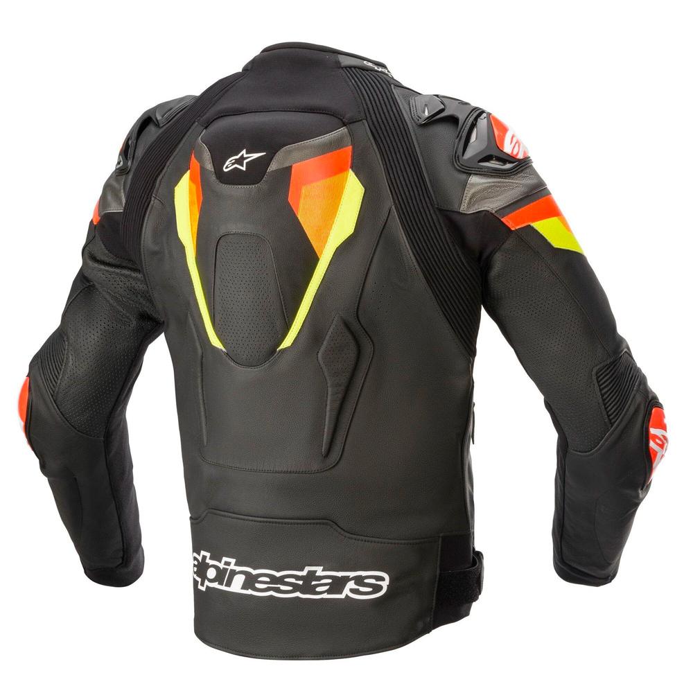 Alpinestars - Atem V4 Leather Black/Red/Yellow Jacket