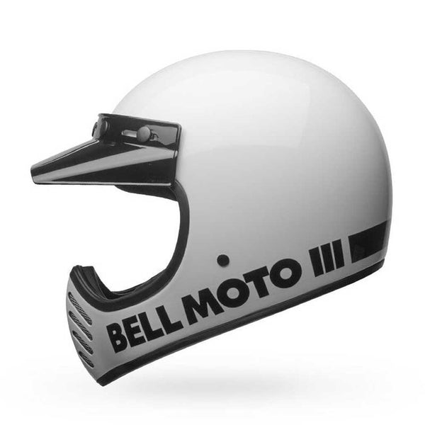 Bell - Moto 3 White/Black Helmet