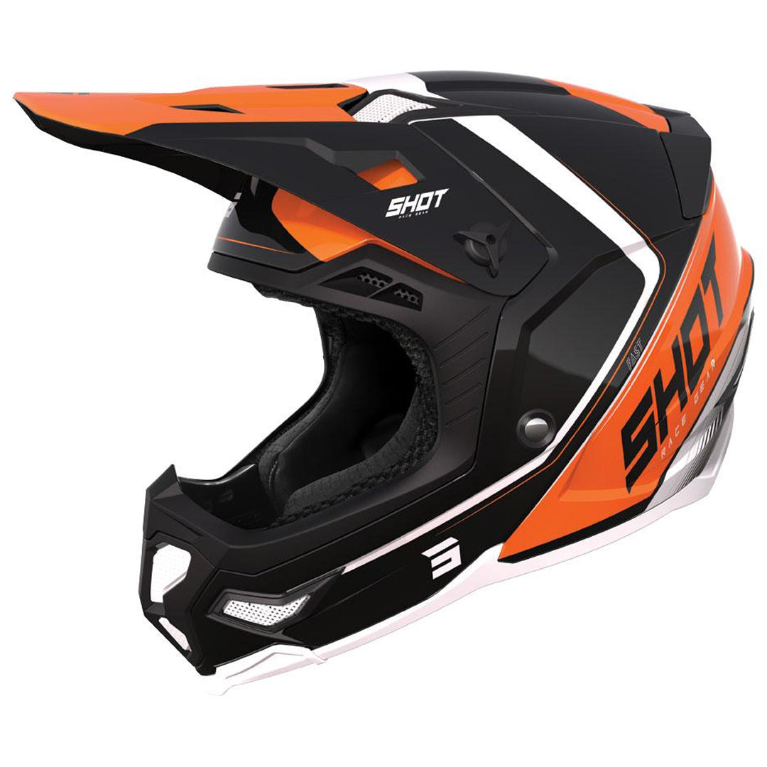 Shot - 2023 Core Fast MIPS Black/Orange Helmet