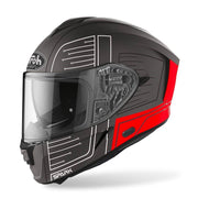 Airoh - Spark Cyrcuit Matt Black/Red Helmet