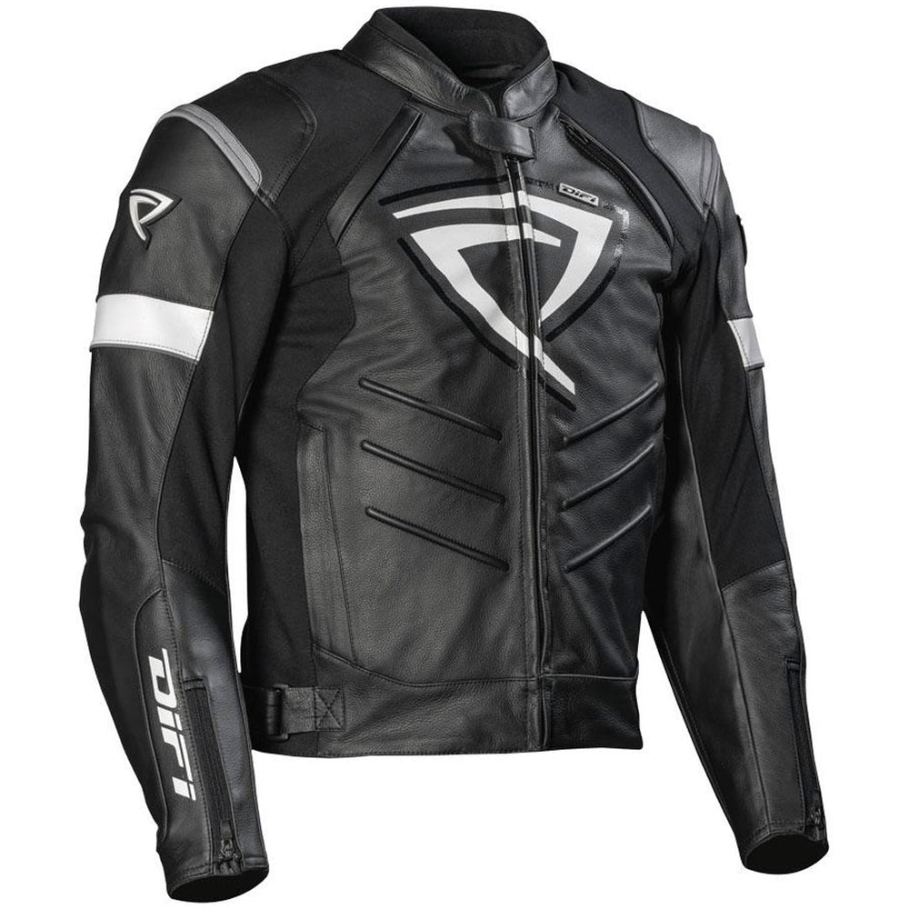 Difi - Monza Black/White Leather Jacket – AMA Warehouse