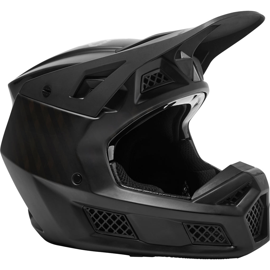 Fox - 2023 V3 RS Black Carbon Black Helmet