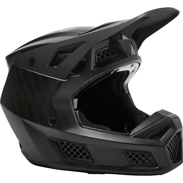 Fox - 2023 V3 RS Black Carbon Black Helmet