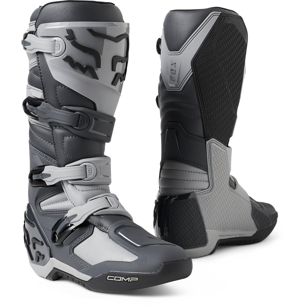 Fox - 2025 Comp Black/Grey MX Boots