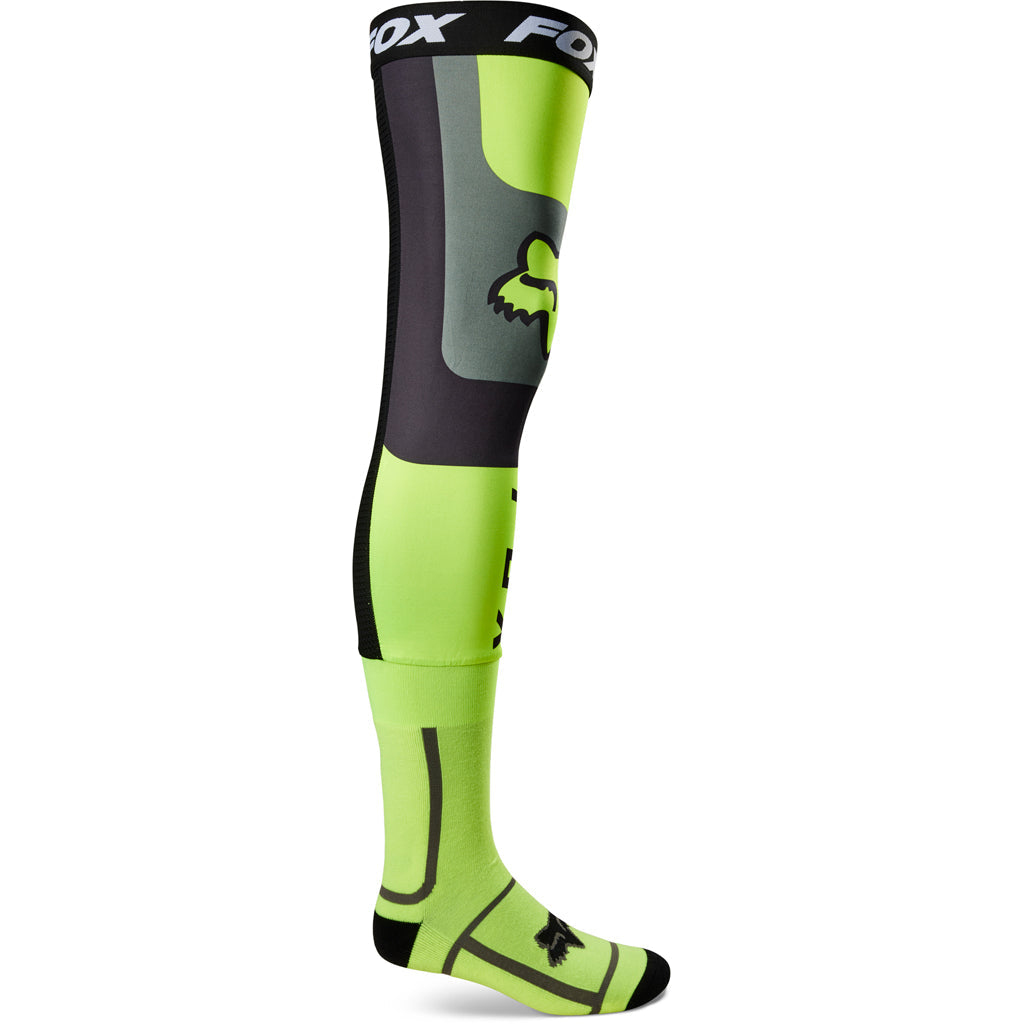 Fox - Flexair Knee Brace Yellow Socks