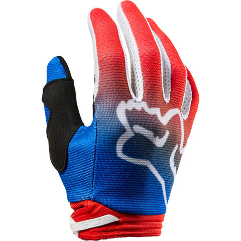 Fox - Youth 180 Toxsyk Red Gloves