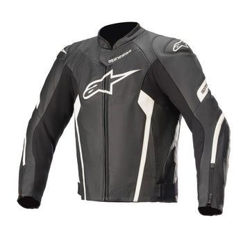 Alpinestars - Faster V2 Air Leather Black/White Jacket