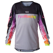 Fox - 2023 180 Youth Statk Black/Grey/Multi MX Combo