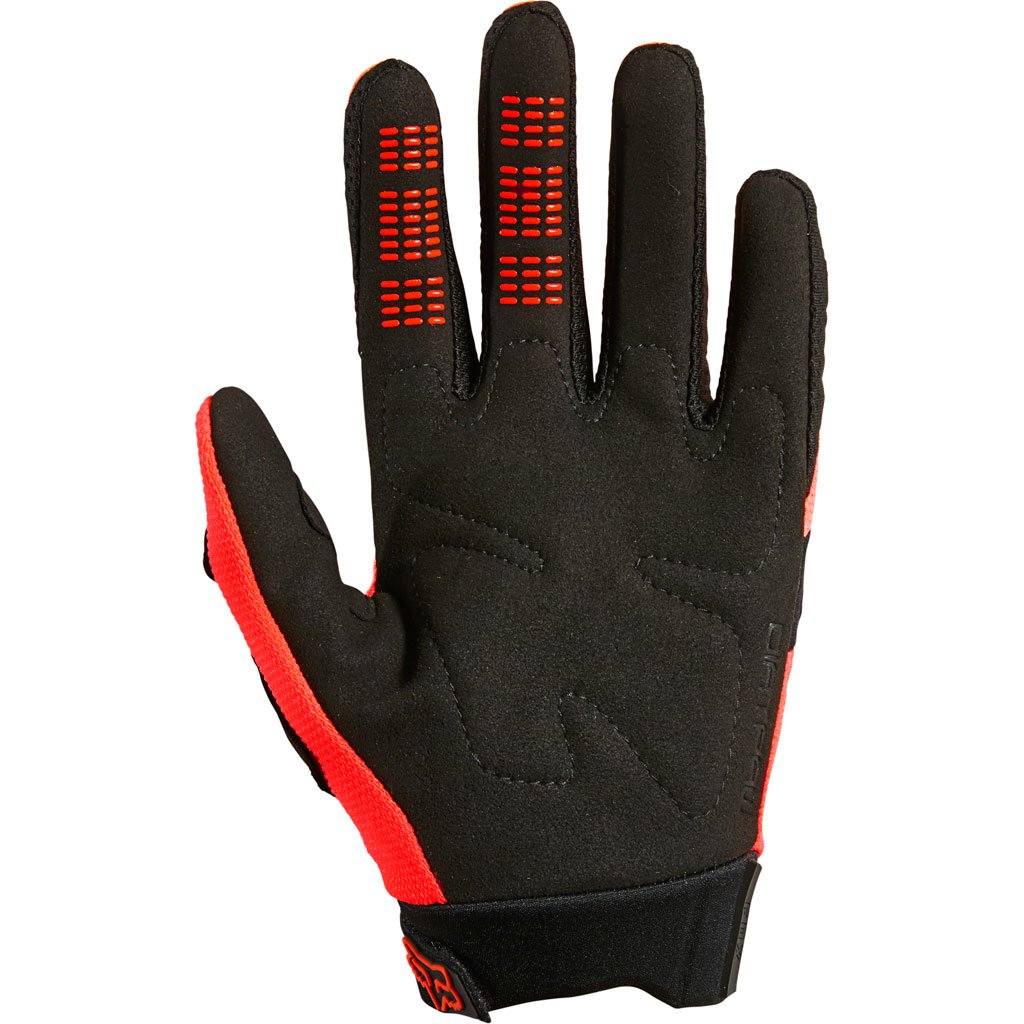 Fox - Youth Dirtpaw Red Gloves