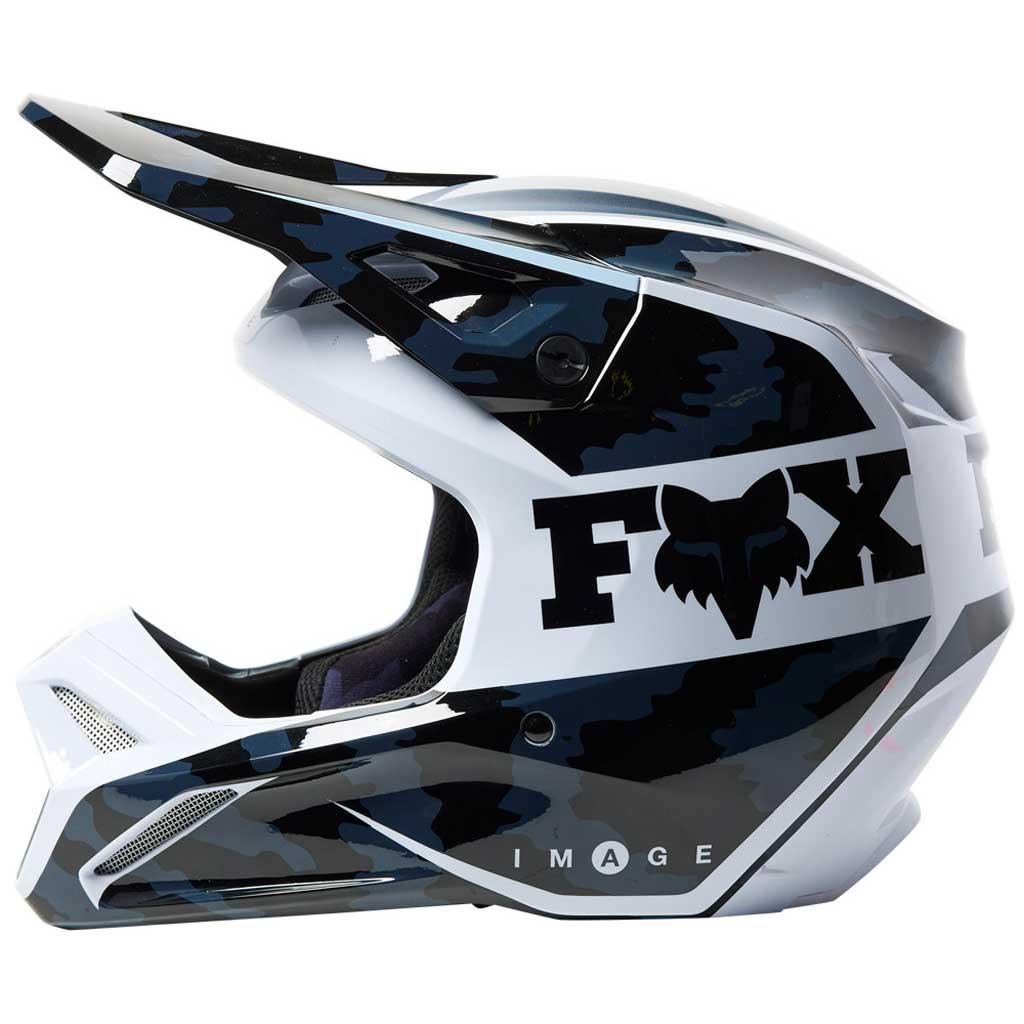 Fox - 2023 Youth V1 Nuklr Black Helmet