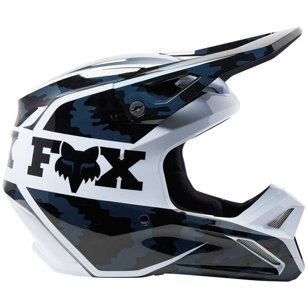 Fox - 2023 Youth V1 Nuklr Black Helmet