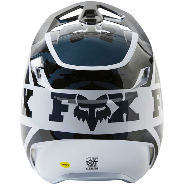 Fox - 2023 Youth V1 Nuklr Black Helmet