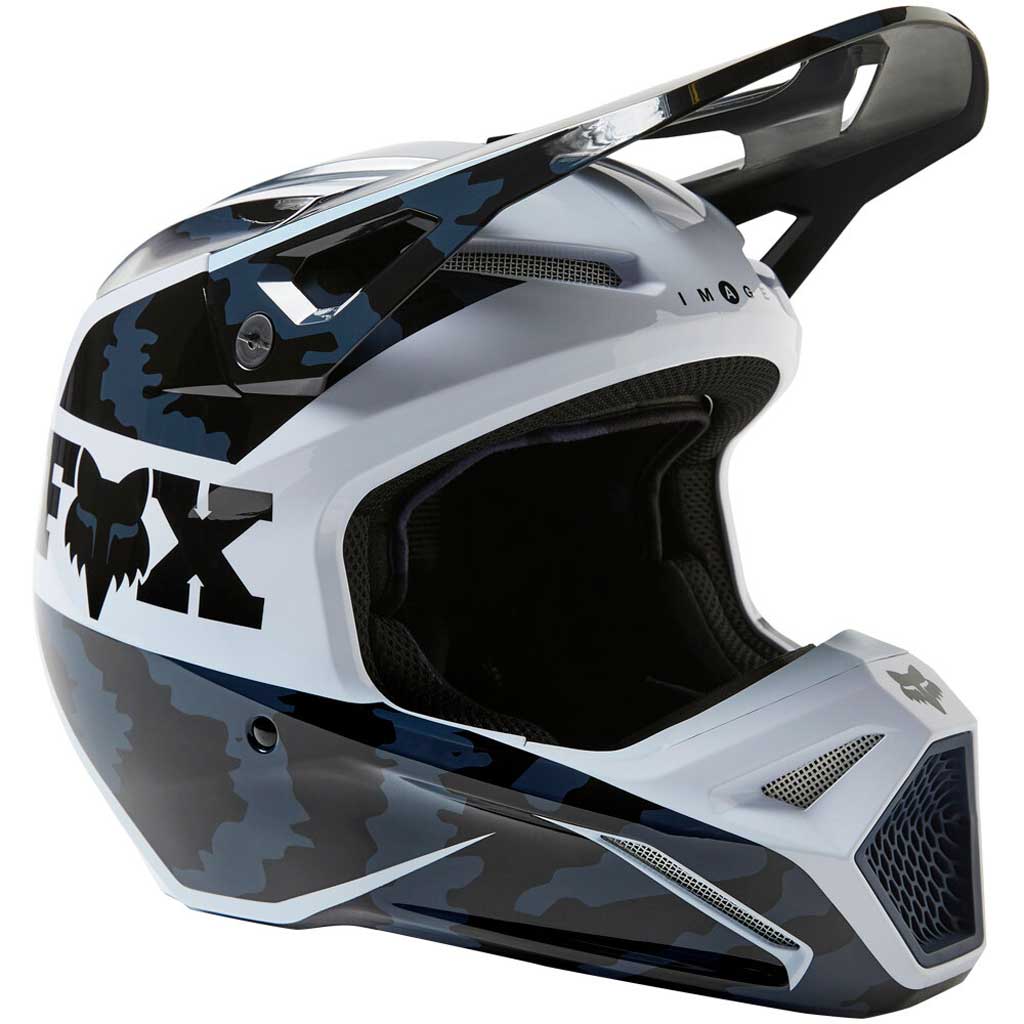 Fox - 2023 Youth V1 Nuklr Black Helmet