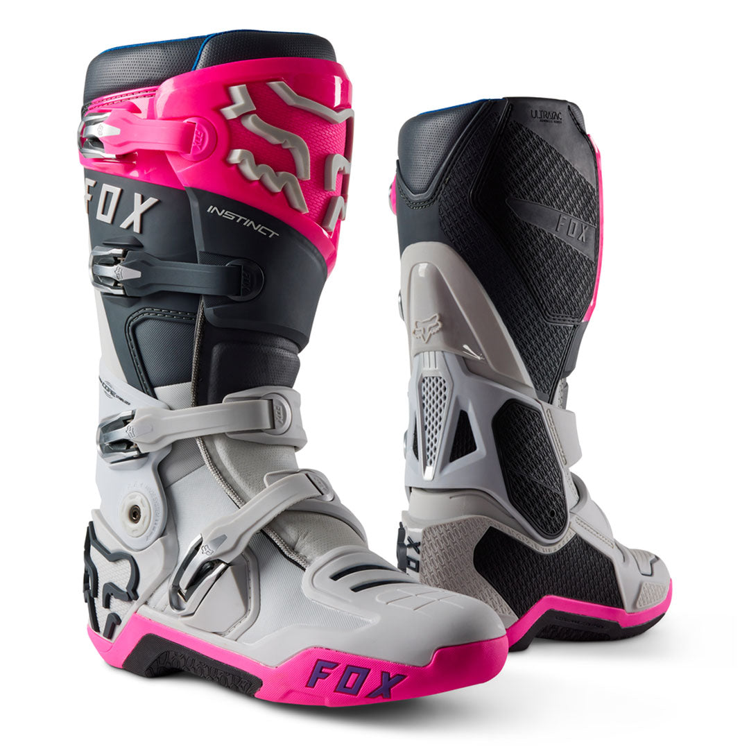 Fox - Instinct 2.0 Grey/Pink MX Boots