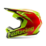 Fox - V1 Statk Yellow/Red Helmet